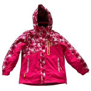 Kids 3-in-1 All Weather Jacket System with Removable Hood, Pink Size 8